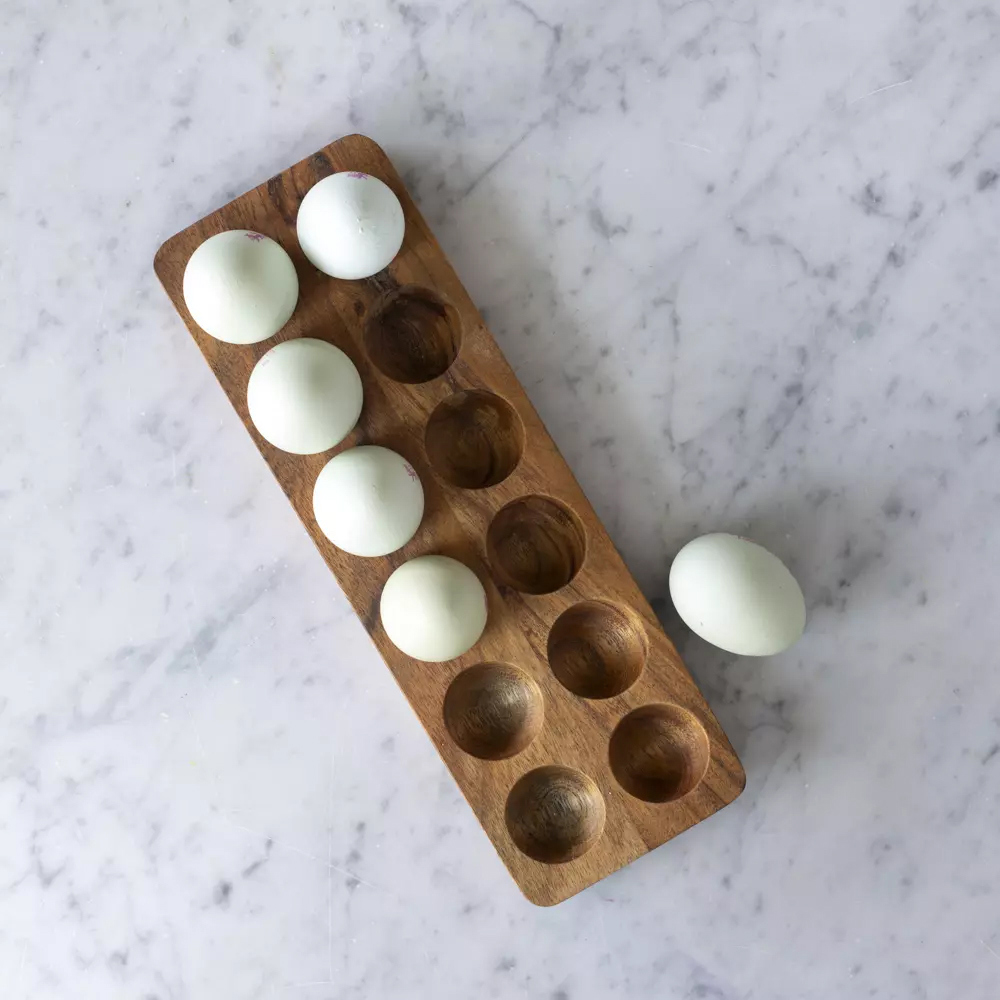 Grand Illusions Acacia Egg Tray